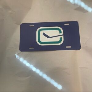 New Vancouver Canucks License Plate (NHL)